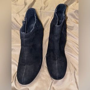 Used black booties size 7